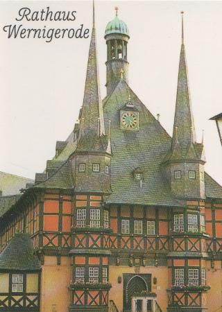 Wernigerode - Rathaus - ca. 1985 Wernigerode - Rathaus - ca. 1985