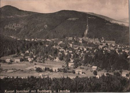 Jonsdorf - mit Buchberg - ca. 1955 Jonsdorf - mit Buchberg - ca. 1955