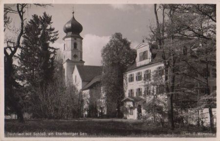 Bernried - mit Schloß - 1950 Bernried - mit Schloß - 1950