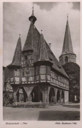Michelstadt - Altes Rathaus - ca. 1960 Michelstadt - Altes Rathaus - ca. 1960