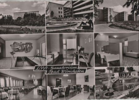 Bad Wörishofen - Sanatorium der Landesversicherungsanstalt Schwaben - 1962 Bad Wörishofen - Sanatorium der Landesversicherungsanstalt Schwaben - 1962