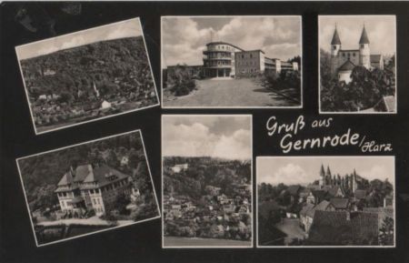 Gernrode - mit 6 Bildern - 1961 Gernrode - mit 6 Bildern - 1961