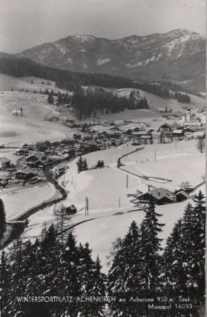 Österreich - Achenkirch - Wintersportplatz - 1968 Österreich - Achenkirch - Wintersportplatz - 1968