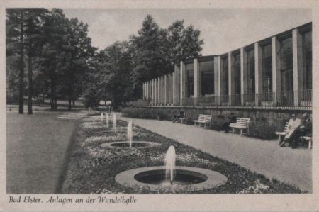 Bad Elster - Anlagen an der Wandelhalle Bad Elster - Anlagen an der Wandelhalle
