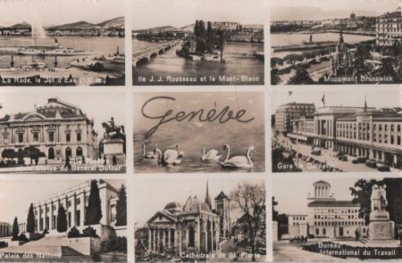 Schweiz - Genf / Genève - u.a. Bureau International du Travail - 1952 Schweiz - Genf / Genève - u.a. Bureau International du Travail - 1952