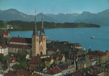 Schweiz - Luzern - Hofkirche - 1969 Schweiz - Luzern - Hofkirche - 1969