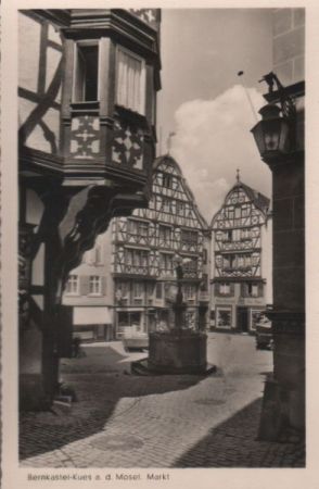 Bernkastel-Kues - Der Markt - 1950 Bernkastel-Kues - Der Markt - 1950