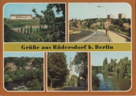 Rüdersdorf - u.a. Evangelische Kirche - 1984 Rüdersdorf - u.a. Evangelische Kirche - 1984