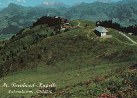 Österreich - Hahnenkamm - St. Bernhard-Kapelle - ca. 1975 Österreich - Hahnenkamm - St. Bernhard-Kapelle - ca. 1975