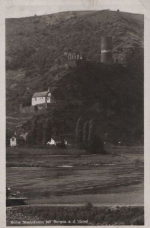 Burgen - Ruine Bischofstein - 1930 Burgen - Ruine Bischofstein - 1930