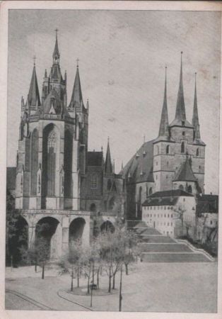 Erfurt - Dom und Severi - ca. 1950 Erfurt - Dom und Severi - ca. 1950