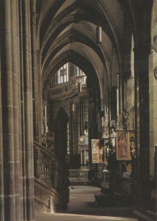 Nürnberg, Mittelfranken - St. Lorenz, Südliches Seitenschiff - ca. 1985 Nürnberg, Mittelfranken - St. Lorenz, Südliches Seitenschiff - ca. 1985