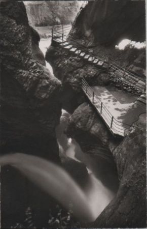 Schweiz - Trümmelbach - Abfluss Eigergletscher - ca. 1955 Schweiz - Trümmelbach - Abfluss Eigergletscher - ca. 1955