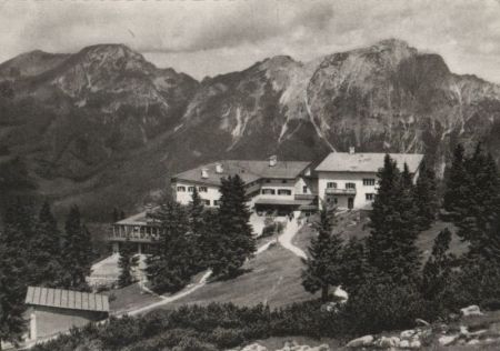 Bad Reichenhall - Berghotel Predigtstuhl - ca. 1965 Bad Reichenhall - Berghotel Predigtstuhl - ca. 1965