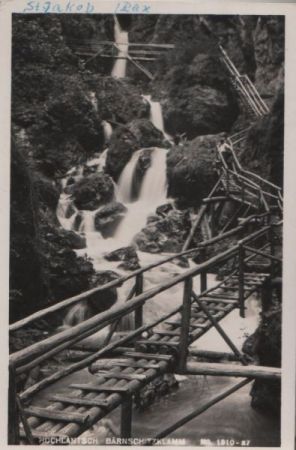 Österreich - Hochlantsch - Bärnschitzklamm - 1950 Österreich - Hochlantsch - Bärnschitzklamm - 1950