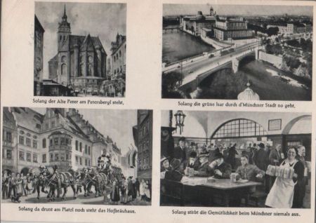 München - mit 4 Bildern - 1953 München - mit 4 Bildern - 1953