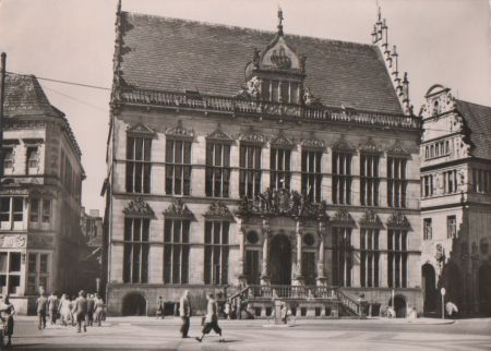 Bremen - Schütting am Marktplatz - ca. 1965 Bremen - Schütting am Marktplatz - ca. 1965