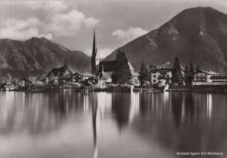 Rottach-Egern - mit Wallberg - 1956 Rottach-Egern - mit Wallberg - 1956