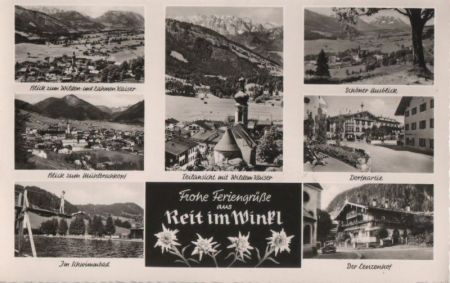 Reit im Winkl - u.a. Schöner Ausblick - ca. 1960 Reit im Winkl - u.a. Schöner Ausblick - ca. 1960