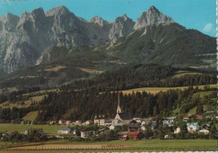 Österreich - Pfarrwerfen - gegen Tennengebirge - ca. 1980 Österreich - Pfarrwerfen - gegen Tennengebirge - ca. 1980