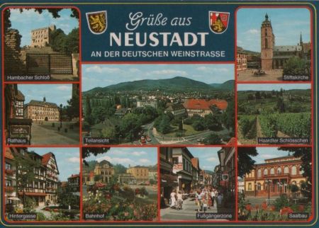 Neustadt Weinstraße - u.a. Saalbau - ca. 1980 Neustadt Weinstraße - u.a. Saalbau - ca. 1980