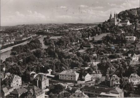 Würzburg - Käppele und Autobahn - 1972 Würzburg - Käppele und Autobahn - 1972