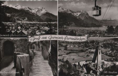 Garmisch-Partenkirchen - u.a. Totalansicht - 1963 Garmisch-Partenkirchen - u.a. Totalansicht - 1963
