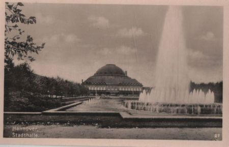 Hannover - Stadthalle - ca. 1940 Hannover - Stadthalle - ca. 1940