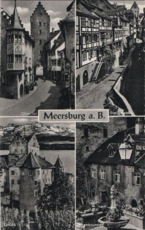 Meersburg - u.a. Steigstraße - 1958 Meersburg - u.a. Steigstraße - 1958