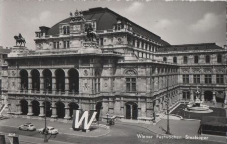 Österreich - Wien - Festwochen, Staatsoper - 1963 Österreich - Wien - Festwochen, Staatsoper - 1963