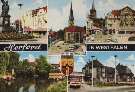 Herford - u.a. Alter Markt - 1966 Herford - u.a. Alter Markt - 1966