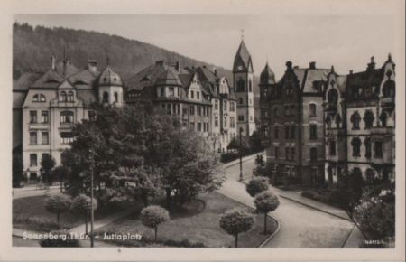 Sonneberg - Juttaplatz - 1954 Sonneberg - Juttaplatz - 1954