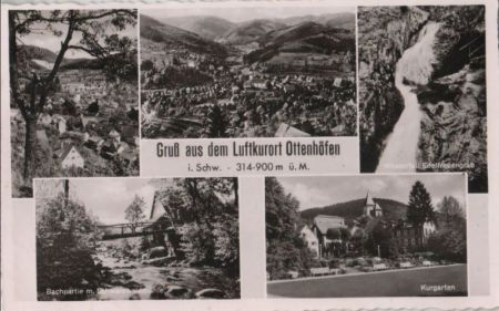 Ottenhöfen - u.a. Ortsansicht - 1959 Ottenhöfen - u.a. Ortsansicht - 1959