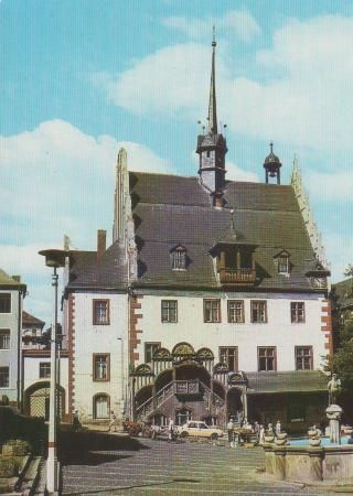 Pößneck - Rathaus - ca. 1985 Pößneck - Rathaus - ca. 1985