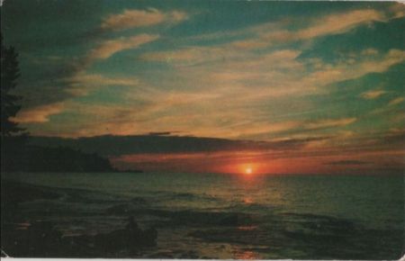 USA - Maine - Sunset - 1960 USA - Maine - Sunset - 1960