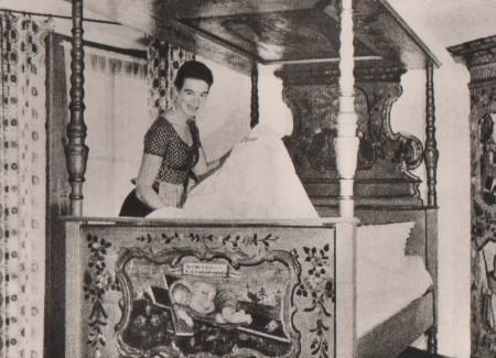 Bayrischzell - Zellerhof - Himmelbett - ca. 1965 Bayrischzell - Zellerhof - Himmelbett - ca. 1965