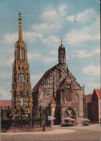 Nürnberg - Der schöne Brunnen - 1968 Nürnberg - Der schöne Brunnen - 1968