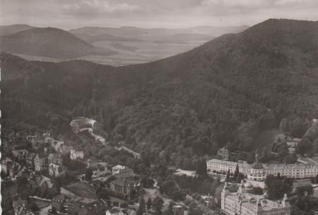 Bad Wildungen - Fürstenhof Luftbild - 1955 Bad Wildungen - Fürstenhof Luftbild - 1955