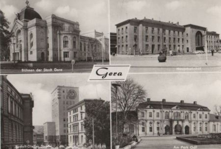 Gera - u.a. Am Park OdF - 1974 Gera - u.a. Am Park OdF - 1974