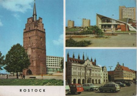 Rostock - u.a. Südstadt-Gaststätte Kosmos - 1975 Rostock - u.a. Südstadt-Gaststätte Kosmos - 1975