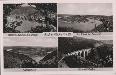 Boppard - u.a. Hunsrückbahn - ca. 1960 Boppard - u.a. Hunsrückbahn - ca. 1960
