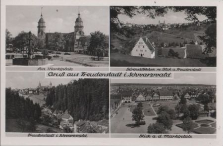 Freudenstadt - u.a. Am Marktplatz - ca. 1960 Freudenstadt - u.a. Am Marktplatz - ca. 1960