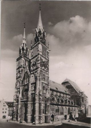 Nürnberg - St. Lorenzkirche - ca. 1965 Nürnberg - St. Lorenzkirche - ca. 1965