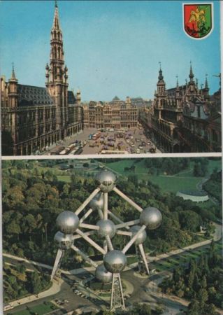 Belgien - Brüssel - Bruxelles - Atomium - ca. 1980 Belgien - Brüssel - Bruxelles - Atomium - ca. 1980