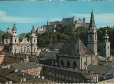 Österreich - Salzburg - Dom und Franziskanerkirche - 1970 Österreich - Salzburg - Dom und Franziskanerkirche - 1970