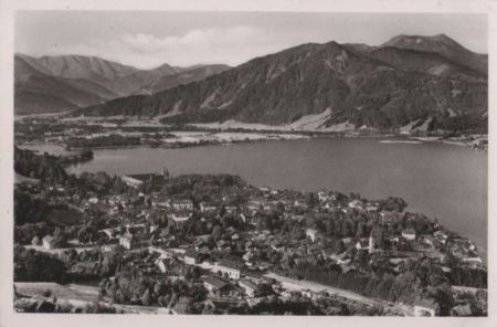 Tegernsee - Blick zum Ringberg - ca. 1955 Tegernsee - Blick zum Ringberg - ca. 1955