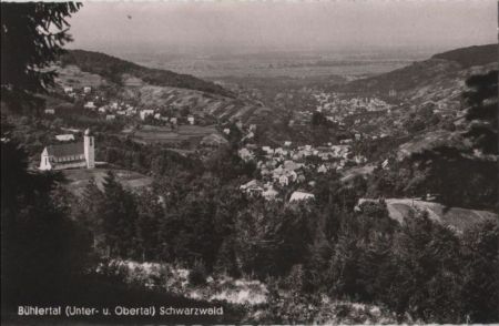 Bühlertal - Unter- und Obertal - ca. 1960 Bühlertal - Unter- und Obertal - ca. 1960