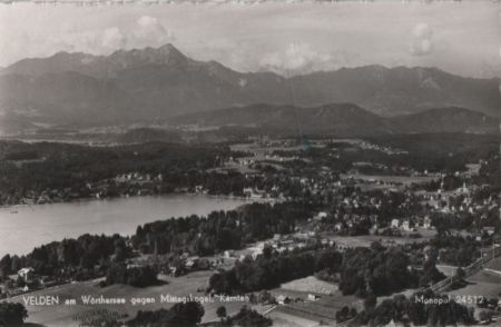 Österreich - Velden - gegen Mittagskogel - 1959 Österreich - Velden - gegen Mittagskogel - 1959