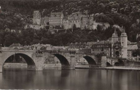 Heidelberg - Neckarpartie - 1955 Heidelberg - Neckarpartie - 1955