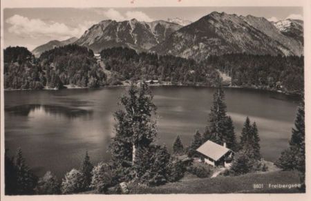 Freibergsee - mit Waldhotel - 1955 Freibergsee - mit Waldhotel - 1955
